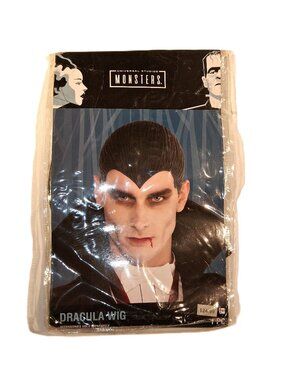 Universal Studios Monsters DRACULA WIG New in Pkg Polyurethane Fitted  Halloween